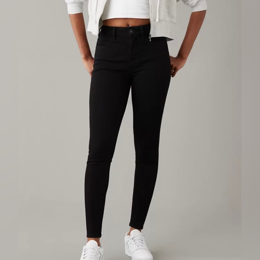 American Eagle Dream High Waisted Black Jegging